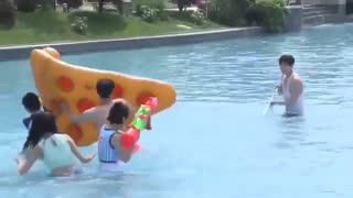 پشت صحنه سریال دختر گردباد 2 ( با حضور جی چانگ ووک)-1