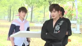 پشت صحنه سریال دختر گردباد 2 ( با حضور جی چانگ ووک) -2