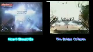 صحنه سقوط جرثقیل مایکل (27 ژوئن 1999)