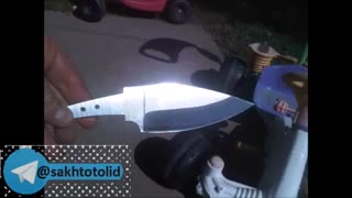 ساخت چاقو با واترجت