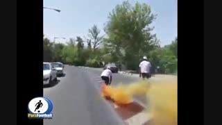 صحنه های جذاب از حرکات ورزشی بدلکاران ایرانی