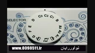 5- دکمه دوزی در چرخ خیاطی ژانومه سری 8000