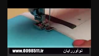 8- زیپ دوزی  در چرخ خیاطی ژانومه سری 8000