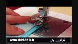 9- پس دوزی  در چرخ خیاطی ژانومه سری 8000
