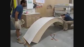 خم کردن کورین با پرس حرارتی