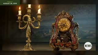 ویدیو خبر : اولین تصویر از کاراکترهای Lumiere و Cogsworth در فیلم Beauty and the Beast