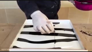 ساخت و پولیش کورین راه راه - گورخری