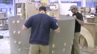 ساخت کانتر زیبا و خم با کورین و سی ان سی