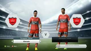 پیش نمایشی از پرسپولیس تهران در لیگ شانزدهم در بازی فیفا14