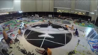 رکورد جهانی دومینو با 250000 دومینو