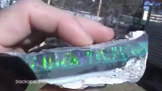 بزرگترین سنگهای قیمتی GEM OPAL خشن از Lightning Ridge