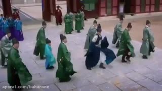 رقص بامزه سریال مهتاب نقاشی شده با ابرها