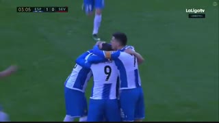 خلاصه بازی:  اسپانیول  3 - 1  سویا