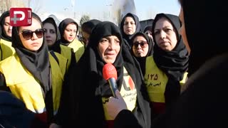 سنگ تمام مردم در آخرین وداع با آتش نشانان پلاسکو/گزارش اختصاصی تی وی پلاس از مراسم تشییع پیکر شهدای آتش نشان