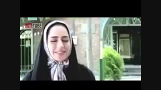 ابتکار در سینمای ایران برای بوسیدن دختر مورد علاقه!!