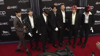 BTS arrive at 2019 Billboard Music Awards Red carpet