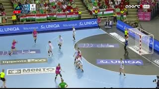 دیدار تیم های هندبال کریستیان ساند و گیئور آئودی در نیمه نهایی Final4 لیگ قهرمانان اروپا ۲۰۱۹