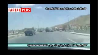 تعقیب و گریز پلیس و قاچاقچیان کالا در اراک