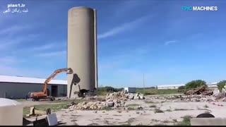 تخریب  سازه های عظیم به کمک  تکنولوژی-plan1.ir