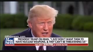 ترامپ:من کسی نیستم که وارد جنگ با ایران شود