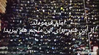 مدارای امام علی (ع) با قاتلش؟ این ویدئو  را حتما ببینید