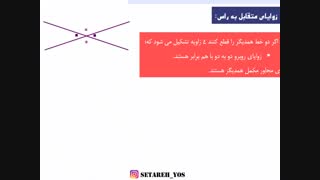 زاویه در هندسه- مقدمه
