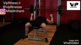 پرس سینه با کش