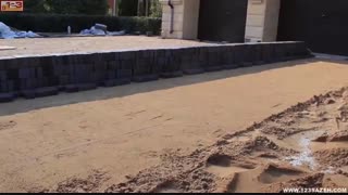 اجرای موزاییک به روش خشک