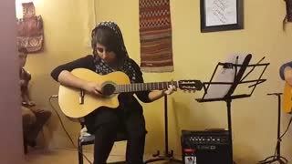 فرتاش - آموزش گیتار -قطعه گل سنگم (دوئت)